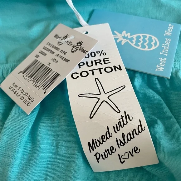 Blue Women's Skirt - Picture 4 of 4